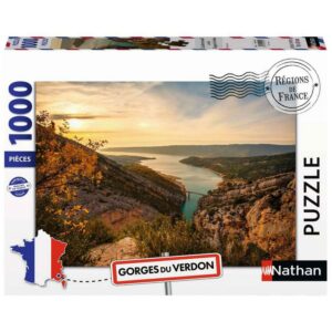 Puzzle Coucher de soleil sur les Goerges de Verdon