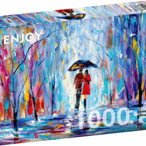 Puzzle Enjoy Rainy Love 1000 pièces