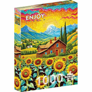 Puzzle Enjoy Sunflower House 1000 pièces