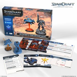StarCraft Jim Raynor  et  Point Defense Drone - Terran - Hero Expansion Set VO