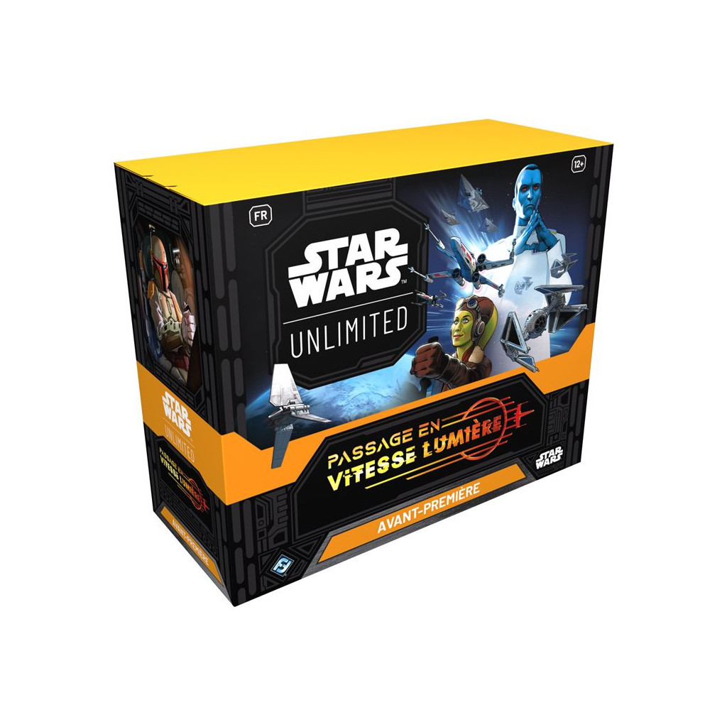 Star Wars Unlimited Pack Avant Première Passage en Vitesse Lumière