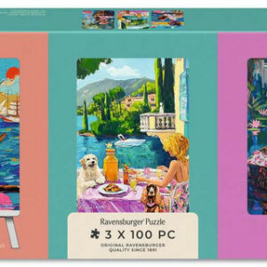 Puzzle Voyage du Chien 3 x 100 pièces