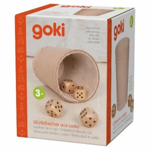 Gobelet en cuir (sans dés)
