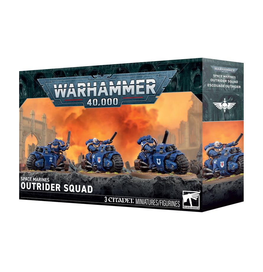 Warhammer40K Space Marines Outrider squad