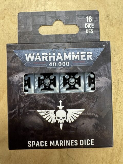 Warhammer40K Space Marines Dice
