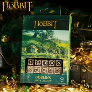 The Hobbit: D6 Dice Set: Goblins (10 pieces)
